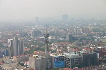 Image showing Smog over Mexico City