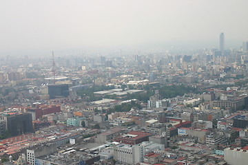 Image showing Smog over Mexico City