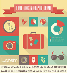 Image showing Travel Infographic Template.