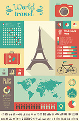 Image showing Travel Infographic Template.