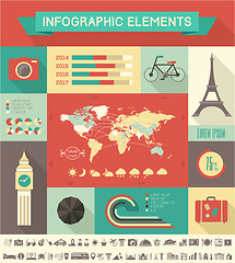 Image showing Travel Infographic Template.