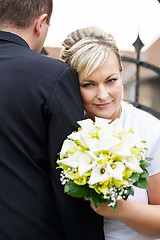 Image showing beautiful young wedding couple