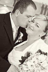 Image showing beautiful young wedding couple