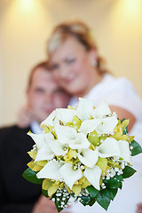 Image showing beautiful young wedding couple