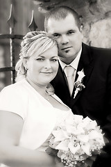 Image showing beautiful young wedding couple