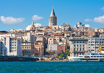 Image showing Galata district