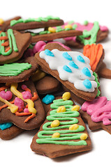 Image showing Lot of shot gingerbreads