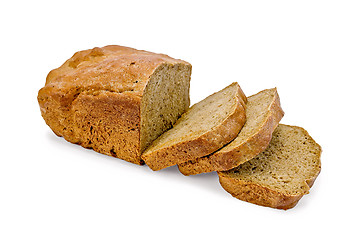 Image showing Rye homemade bread sliced