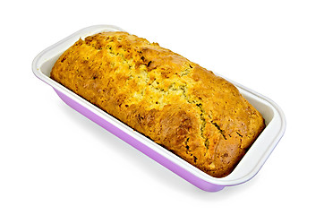 Image showing Fruitcake in a rectangular shape