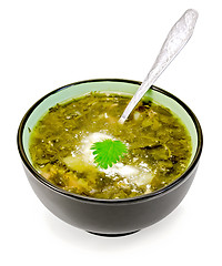 Image showing Soup green nettle