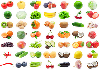 Image showing Fruits and Vegetables