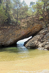 Image showing tripiti rocky beach