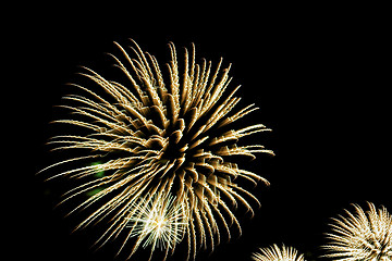 Image showing colorful fireworks