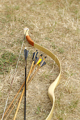 Image showing bow and arrows