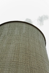 Image showing Cooling towers of a power plant