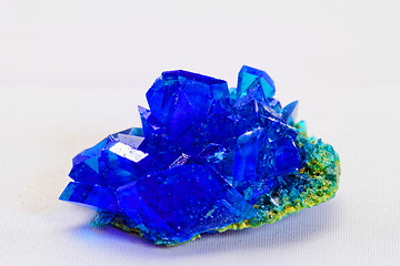 Image showing Crystals of blue vitriol - Copper sulfate