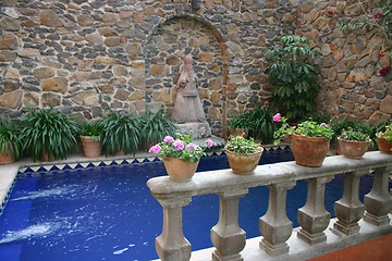 Image showing Swimming pool at boutique hotel