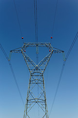 Image showing Detail of electricity pylon