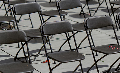 Image showing empty chairs