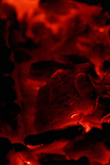 Image showing glowing embers