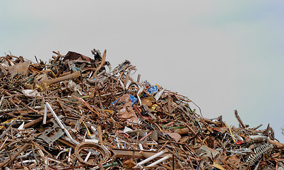 Image showing scrap metal processing industry