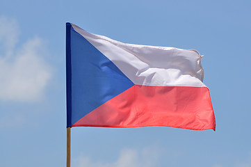 Image showing Flag of Czech Republic