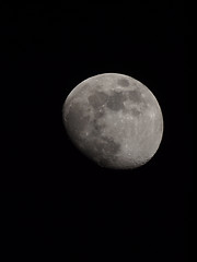 Image showing Near full moon