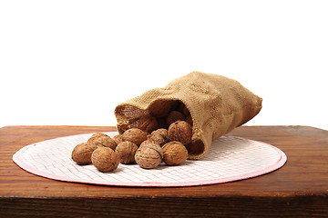 Image showing Walnuts on table