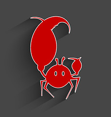 Image showing Red paper crab