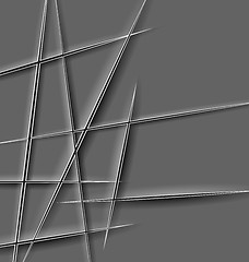 Image showing Paper cut lines