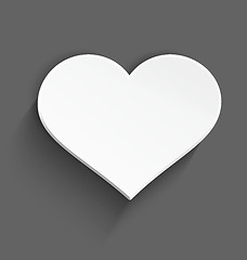 Image showing White heart