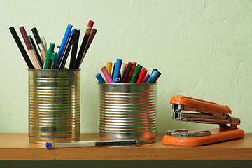 Image showing Upcycling, Writing Accessories in Tin Can