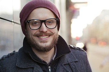 Image showing Young man in glasses