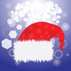 Image showing Santa Claus red hat