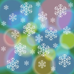 Image showing abstract snow background