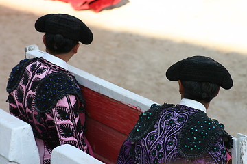 Image showing Bullfighters