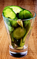 Image showing Pickled Cucumbers