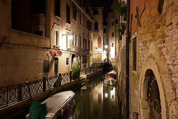 Image showing Venice at night