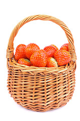 Image showing Strawberries in Basket