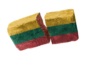 Image showing Rough broken brick