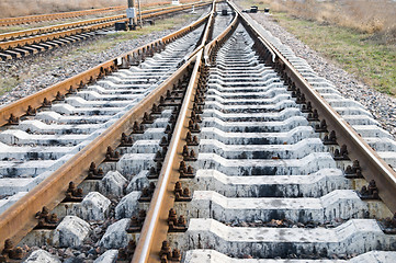 Image showing railway crossing