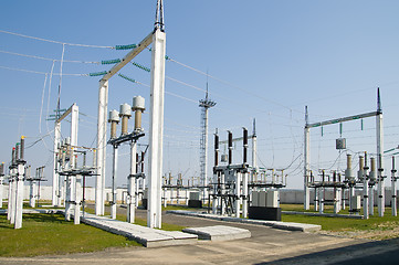 Image showing part of high-voltage substation