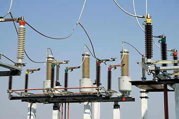 Image showing part of high-voltage substation