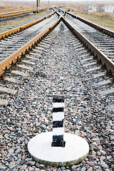 Image showing railway crossing