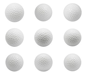 Image showing Golf balls