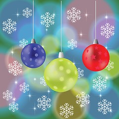 Image showing  abstract christmas background