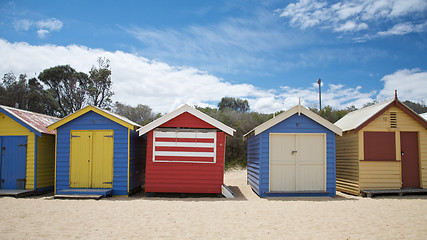 Image showing Colorful Huts 