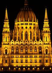 Image showing Budapest Parliament building (detail)