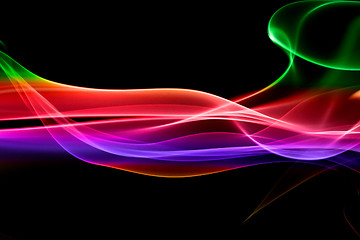 Image showing Multicolored smoke