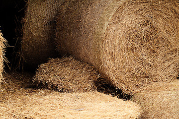 Image showing hay bales in a field ( detail )